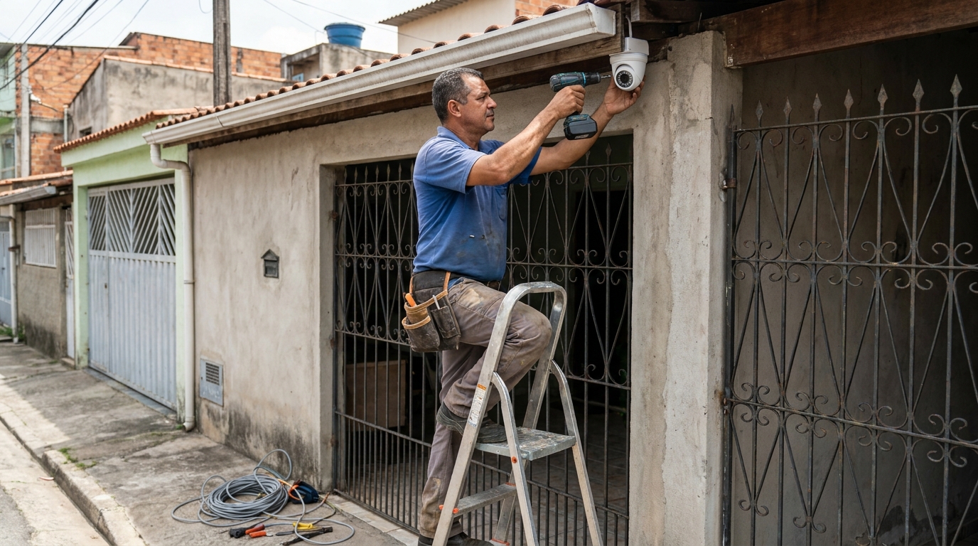 Instalacao de sistema de monitoramento em Vila Velha‑ES